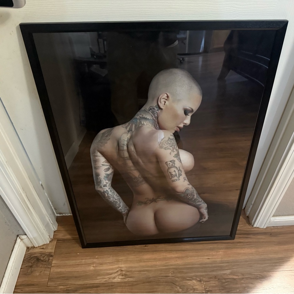 Christy Mack’s Framed 24x33 Tattoo Art Print